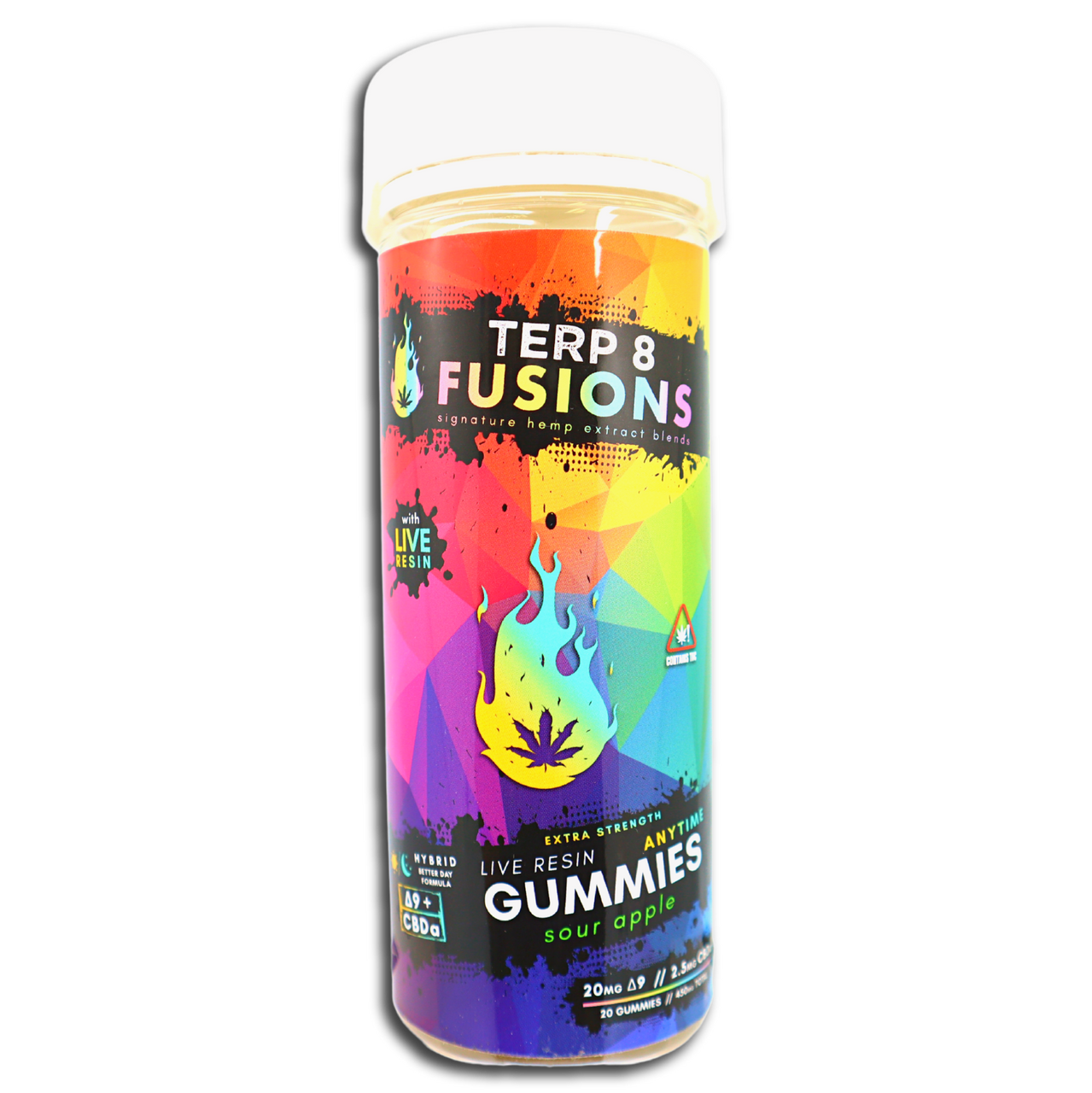 Delta-9 THC Live Resin ANYTIME Gummies - [20ct]