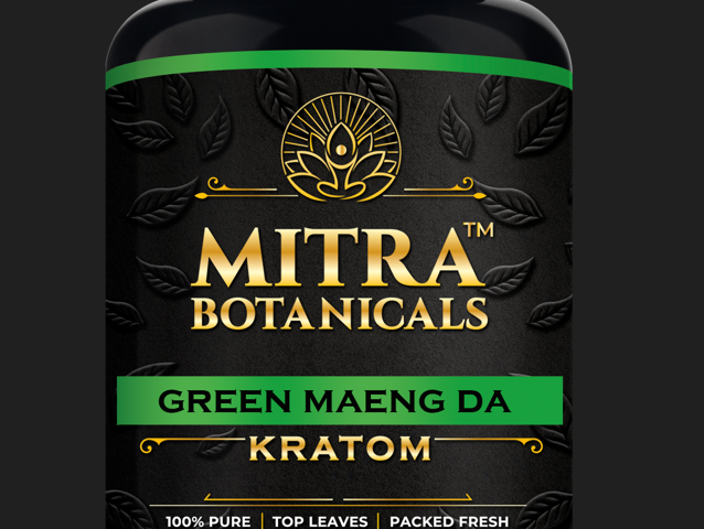 Mitra Botanicals Green Maeng Da – Kratom (300 Capsules)