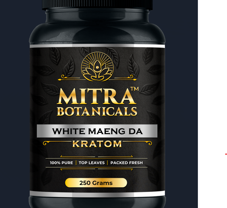 Mitra Botanicals White Maeng Da – Kratom (250 Grams Powder)