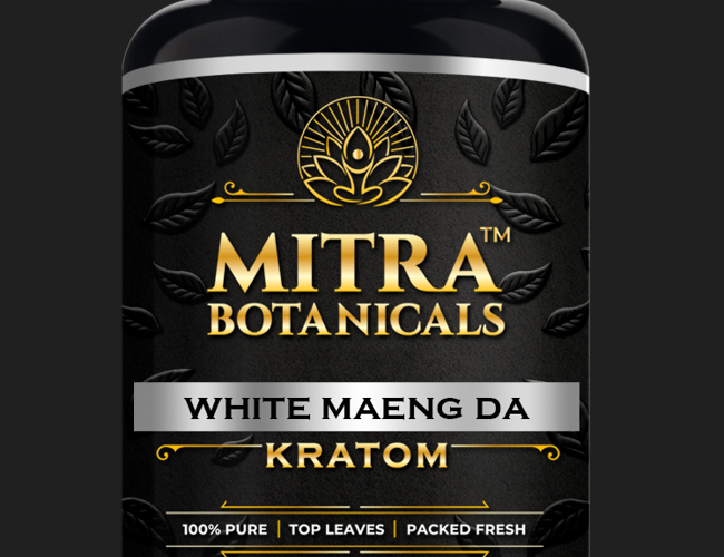 Mitra Botanicals White Maeng Da – Kratom (75 Capsules)